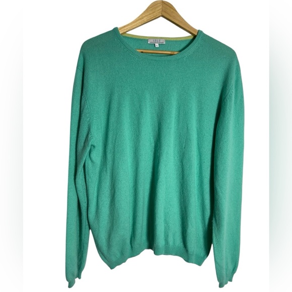 Chic Teal Women's Sweater - 100% Cashmere - Picture 2 of 6
